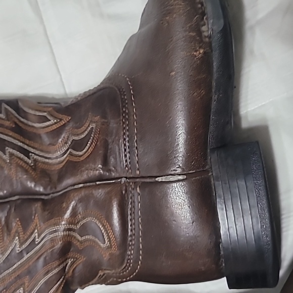 Ariat Mens Western Cowboy Boots Size 9.5 D Brown - Picture 10 of 11